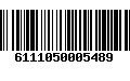 Código de Barras 6111050005489