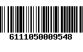 Código de Barras 6111050009548