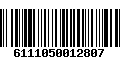 Código de Barras 6111050012807