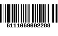 Código de Barras 6111069002288