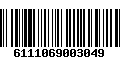 Código de Barras 6111069003049