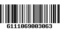 Código de Barras 6111069003063