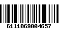 Código de Barras 6111069004657