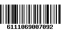 Código de Barras 6111069007092