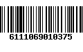 Código de Barras 6111069010375