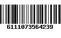 Código de Barras 6111073564239