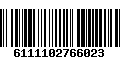 Código de Barras 6111102766023