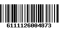 Código de Barras 6111126004873