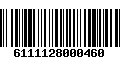 Código de Barras 6111128000460