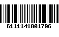 Código de Barras 6111141001796