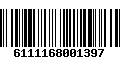 Código de Barras 6111168001397