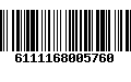 Código de Barras 6111168005760