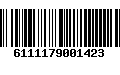 Código de Barras 6111179001423