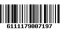 Código de Barras 6111179007197