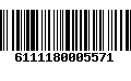 Código de Barras 6111180005571