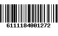 Código de Barras 6111184001272