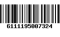 Código de Barras 6111195007324