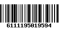 Código de Barras 6111195019594