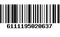 Código de Barras 6111195020637