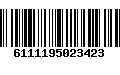 Código de Barras 6111195023423