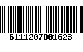 Código de Barras 6111207001623