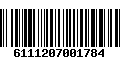 Código de Barras 6111207001784