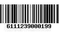 Código de Barras 6111239000199