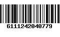 Código de Barras 6111242040779