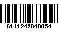 Código de Barras 6111242040854