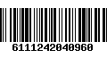 Código de Barras 6111242040960