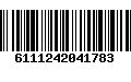 Código de Barras 6111242041783