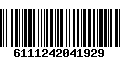 Código de Barras 6111242041929