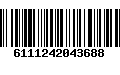 Código de Barras 6111242043688