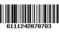 Código de Barras 6111242070783