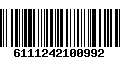 Código de Barras 6111242100992