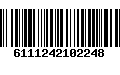 Código de Barras 6111242102248