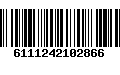 Código de Barras 6111242102866