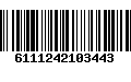 Código de Barras 6111242103443