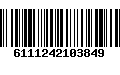 Código de Barras 6111242103849