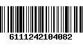 Código de Barras 6111242104082