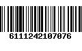 Código de Barras 6111242107076