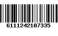 Código de Barras 6111242107335