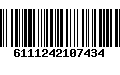 Código de Barras 6111242107434