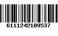 Código de Barras 6111242109537