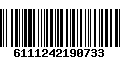 Código de Barras 6111242190733