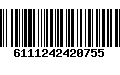 Código de Barras 6111242420755