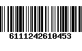 Código de Barras 6111242610453