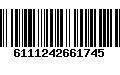 Código de Barras 6111242661745