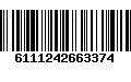 Código de Barras 6111242663374