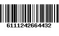 Código de Barras 6111242664432